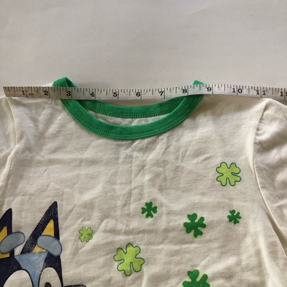 Bundle Disney Bluey Cat & Jack Girls Shamrock Graphic Prints Shirts Size S 6/7 - Picture 3 of 16